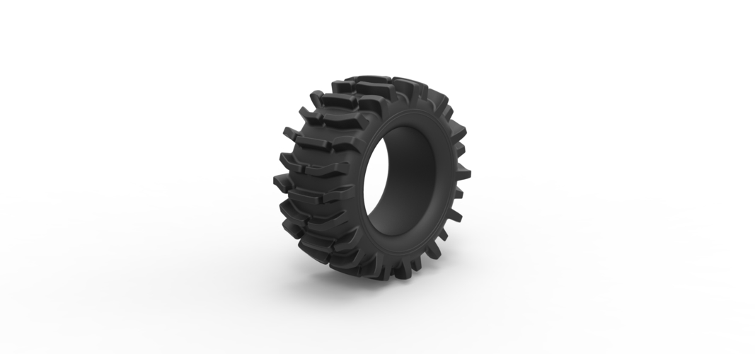 Offroad tire 85 Scale 1:25 3D Print 528982