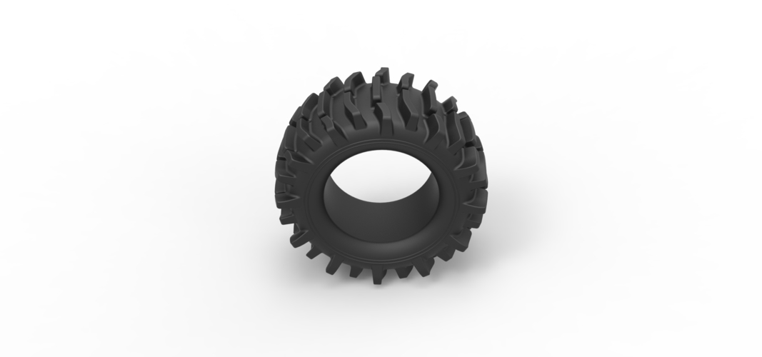 Offroad tire 85 Scale 1:25 3D Print 528986