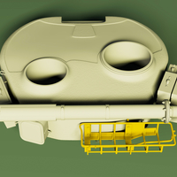 Ukrainian T-80UD turret basket 1/35 - Thumbnail 3