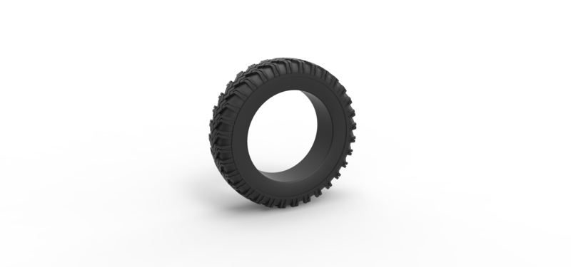 Military tire 11 Scale 1:25