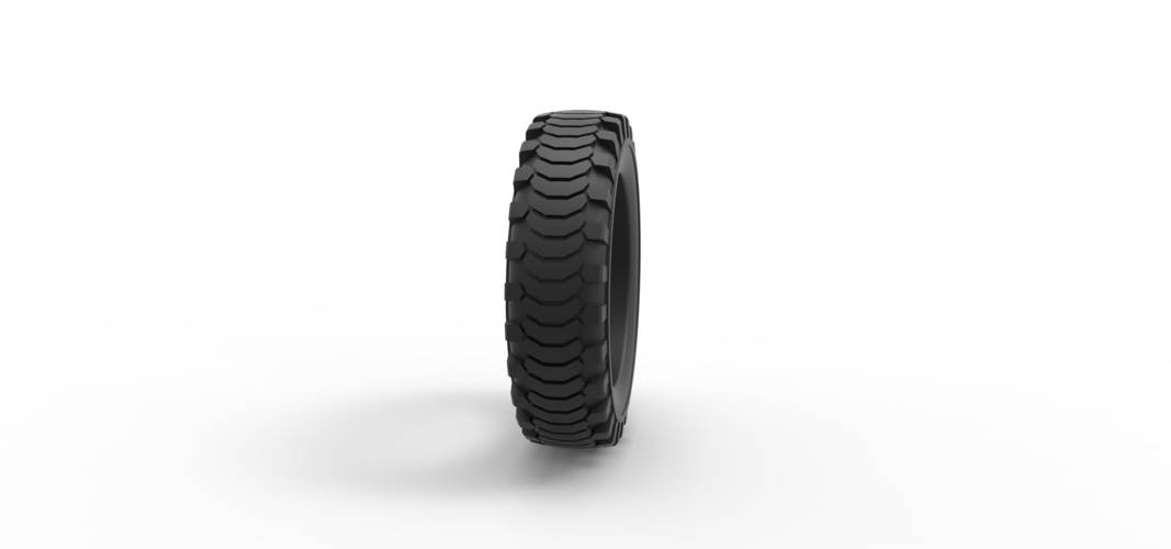 Military tire 13 Scale 1:25 3D Print 529045