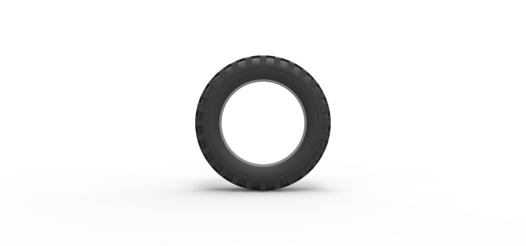 Diecast military tire 13 Scale 1:25 3D Print 529047