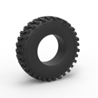 Offroad tire 87 Scale 1:25 - Thumbnail 1