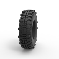 Offroad tire 87 Scale 1:25 - Thumbnail 3