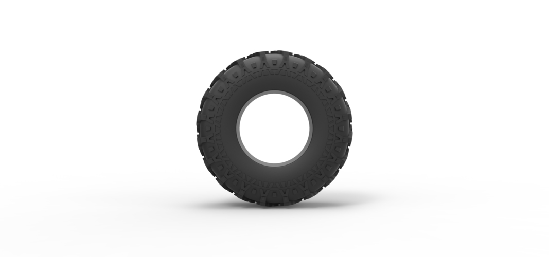 Diecast offroad tire 89 Scale 1:25 3D Print 529091