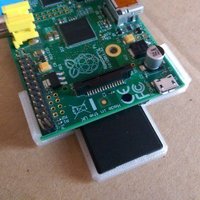 Raspberry Pi Model B SD Card Protector - Pinshape