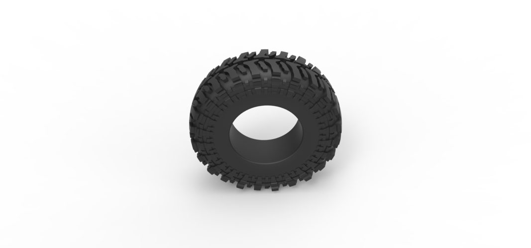 Offroad tire 91 Scale 1:25 3D Print 529141