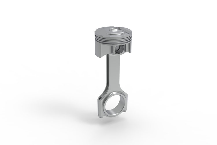 piston and connecting rod 3D Print 529146