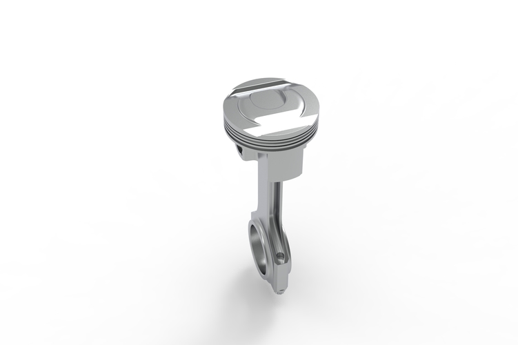 piston and connecting rod 3D Print 529148