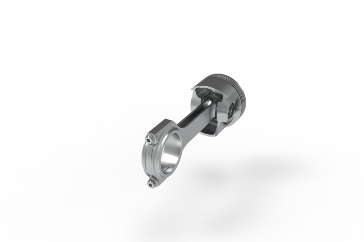 piston and connecting rod 3D Print 529149