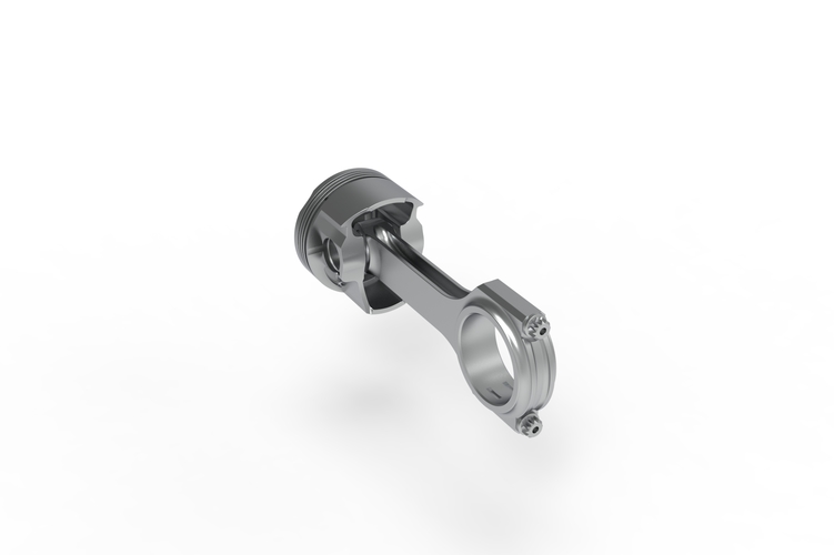 piston and connecting rod 3D Print 529150