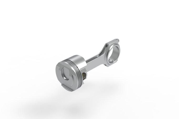 piston and connecting rod 3D Print 529152