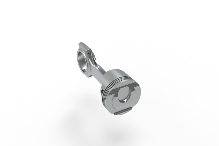 piston and connecting rod 3D Print 529153