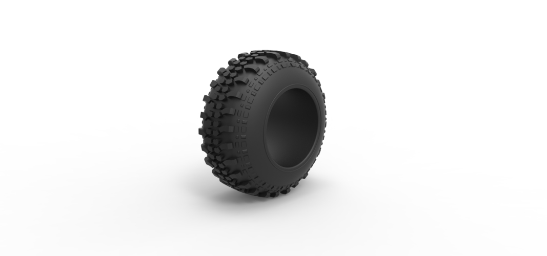Diecast offroad tire 92 Scale 1:25 3D Print 529165