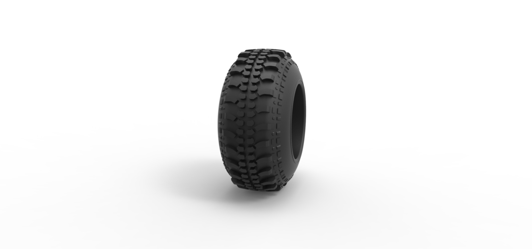 Diecast offroad tire 92 Scale 1:25 3D Print 529166