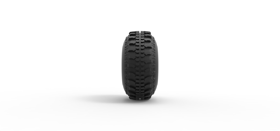 Diecast offroad tire 92 Scale 1:25 3D Print 529167