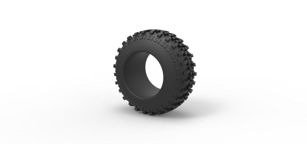 Diecast offroad tire 92 Scale 1:25 3D Print 529170
