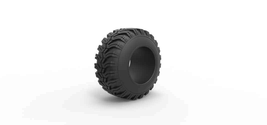 Offroad tire 93 Scale 1:25 3D Print 529178