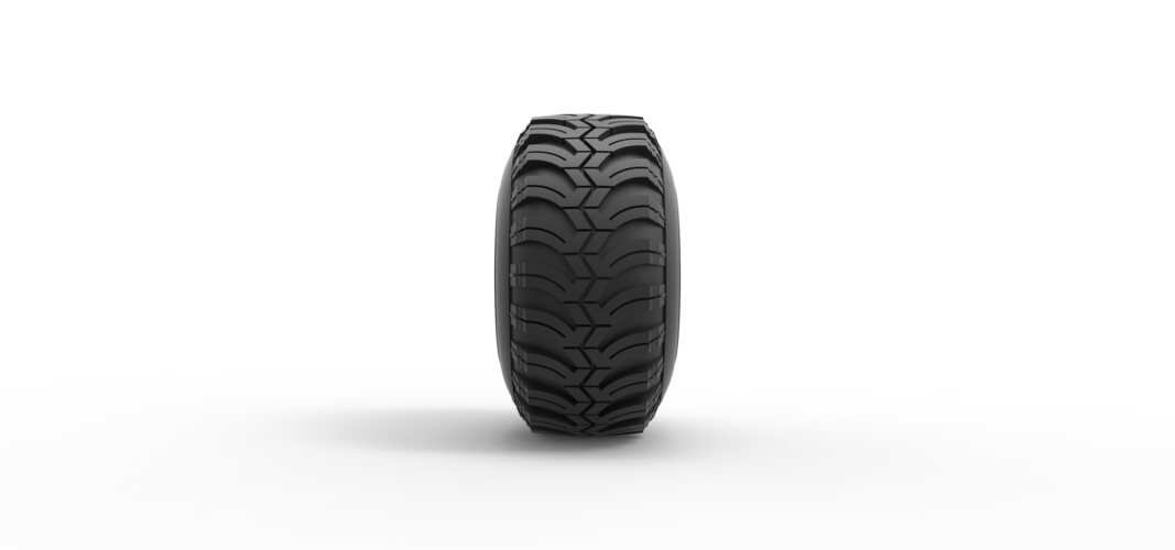 Offroad tire 93 Scale 1:25 3D Print 529180