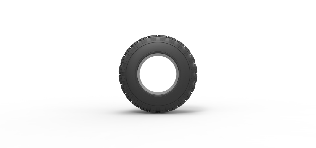 Offroad tire 93 Scale 1:25 3D Print 529181