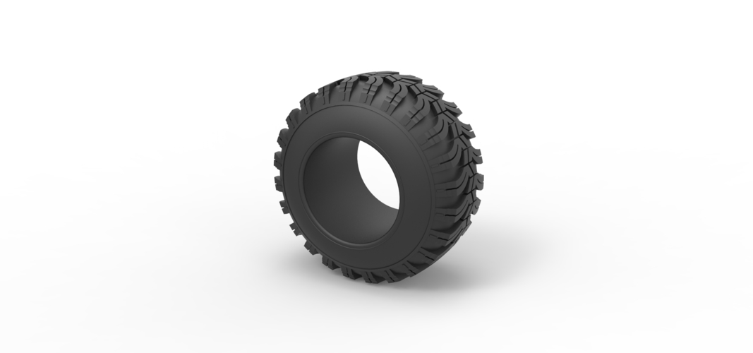 Offroad tire 93 Scale 1:25 3D Print 529183