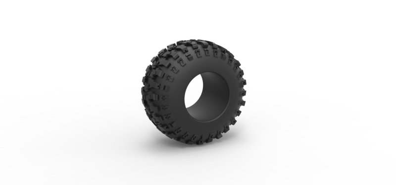 Offroad tire 94 Scale 1:25