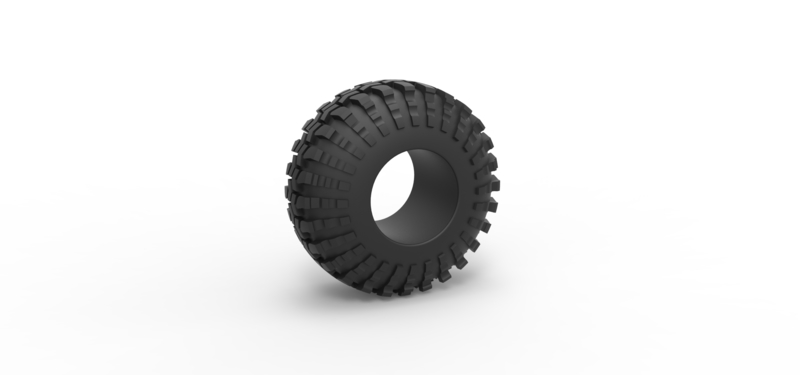 Offroad tire 95 Scale 1:25