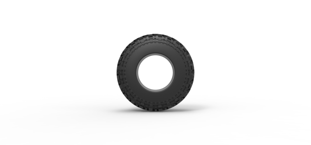 Offroad tire 97 Scale 1:25 3D Print 529214