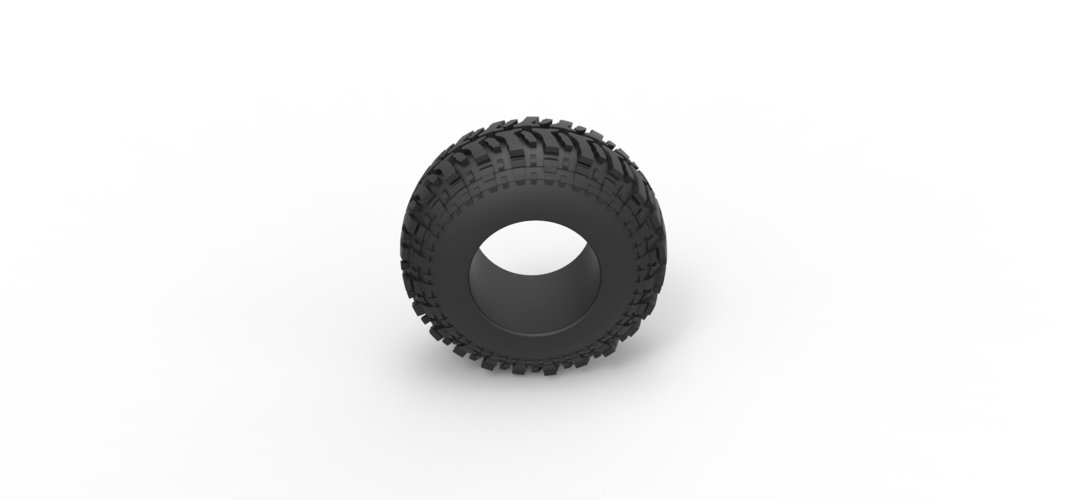 Offroad tire 97 Scale 1:25 3D Print 529215