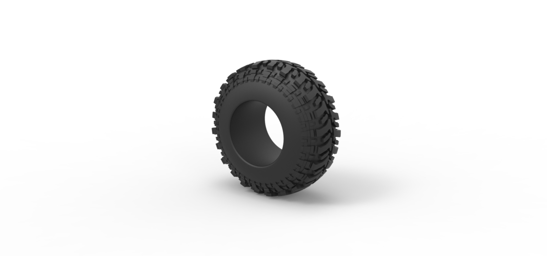 Offroad tire 97 Scale 1:25 3D Print 529216