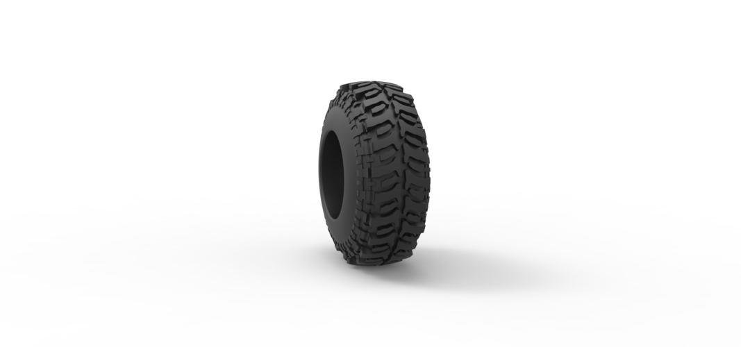 Offroad tire 97 Scale 1:25 3D Print 529217