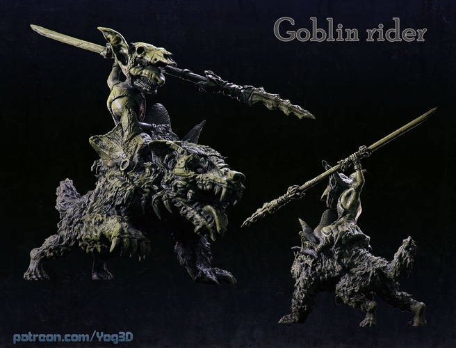 Goblin Rider 3D Print 529218