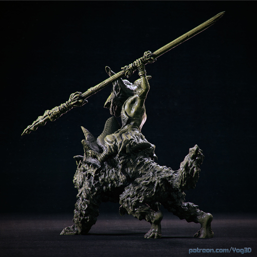 Goblin Rider 3D Print 529220