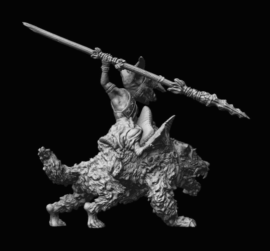 Goblin Rider 3D Print 529224