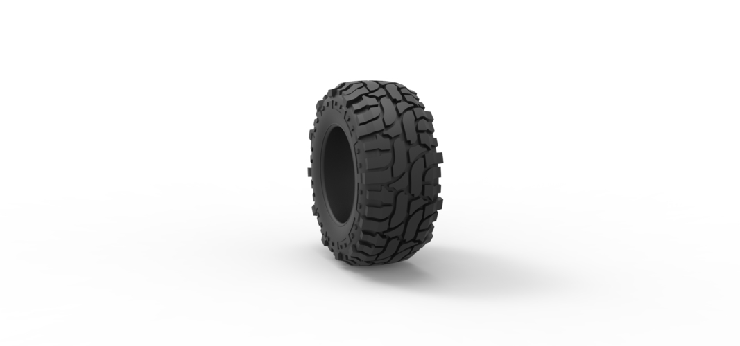 Offroad tire 98 Scale 1:25 3D Print 529238