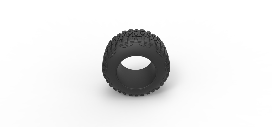 Offroad tire 99 Scale 1:25 3D Print 529247