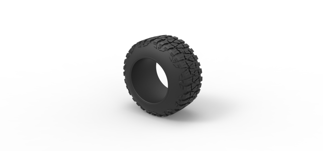 Offroad tire 99 Scale 1:25 3D Print 529248