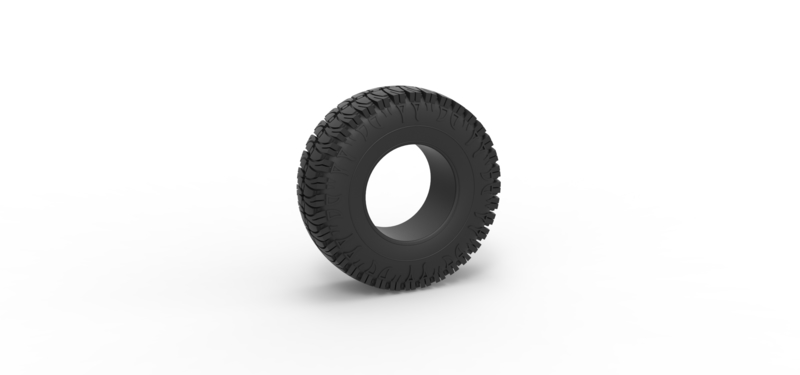 Offroad tire 100 Scale 1:25