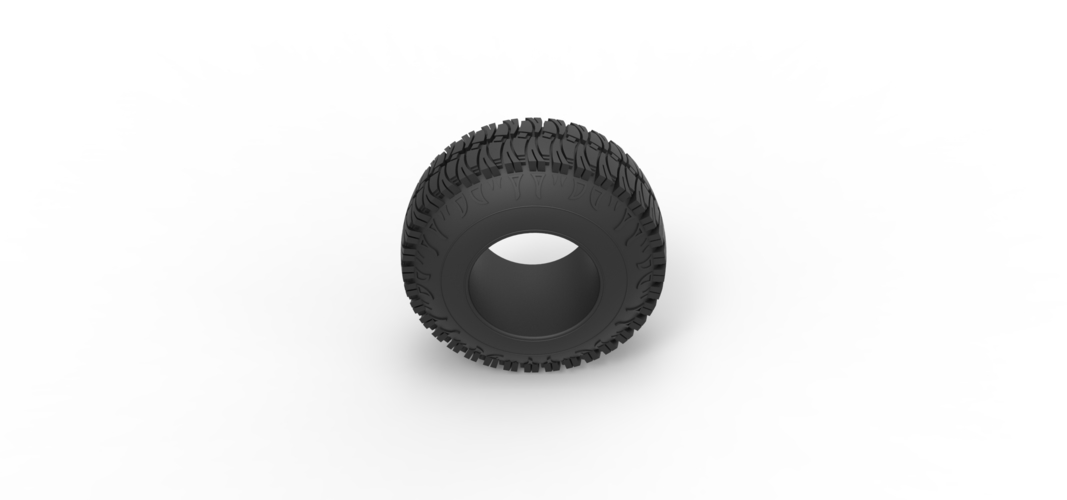 Offroad tire 101 Scale 1:25 3D Print 529263