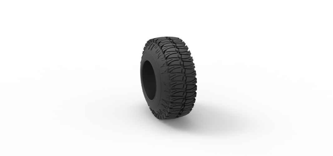 Offroad tire 101 Scale 1:25 3D Print 529265