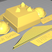 SNITCH DORADA CON BASE Y LETREROS INTERCAMBIABLES - Thumbnail 3