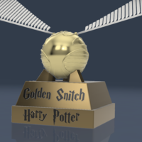 SNITCH DORADA CON BASE Y LETREROS INTERCAMBIABLES - Thumbnail 4