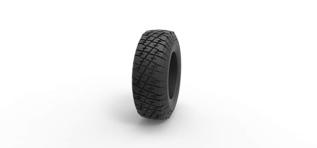 Offroad tire 102 Scale 1:25 3D Print 529278