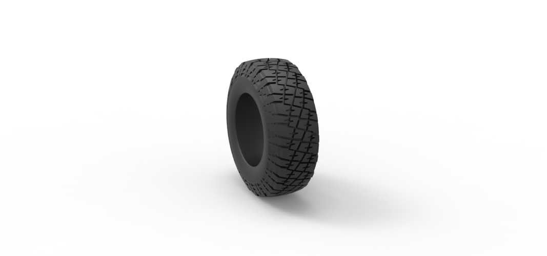 Offroad tire 102 Scale 1:25 3D Print 529283