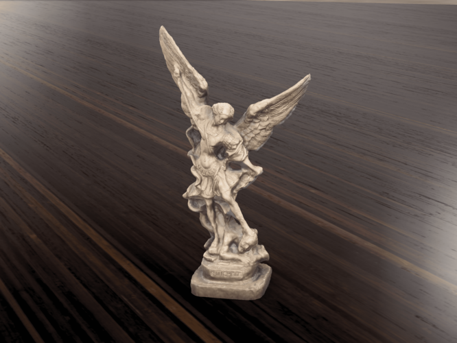 Statue of St. Michael the Archangel 3D Print 529346