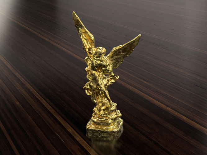 Statue of St. Michael the Archangel 3D Print 529347