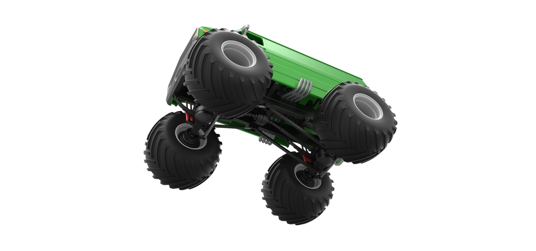 Diecast Monster Truck Van Scale 1:25 3D Print 529351