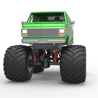 Diecast Monster Truck Van Scale 1:25 - Thumbnail 6