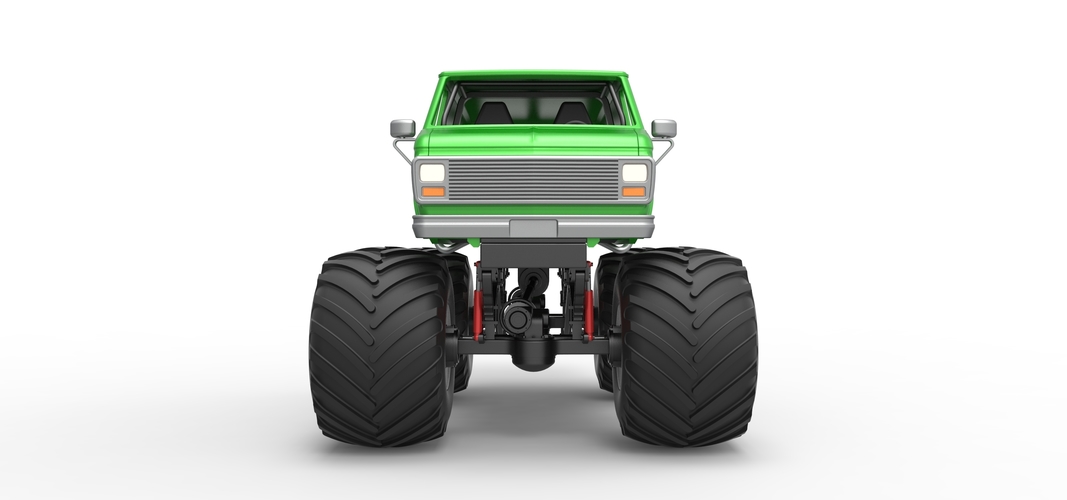 Diecast Monster Truck Van Scale 1:25 3D Print 529355