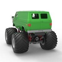 Diecast Monster Truck Van Scale 1:25 - Thumbnail 14